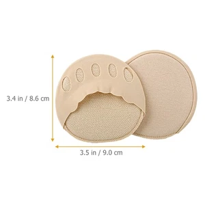 2 Pairs Wavy Lace Socks Summer Toe with Slots Women's Cover High Heel Half - Picture 1 of 12