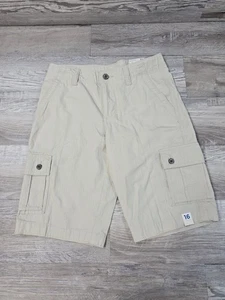 Arizona Cargo Shorts Boys Size 16 Khaki New With Tags - Picture 1 of 11