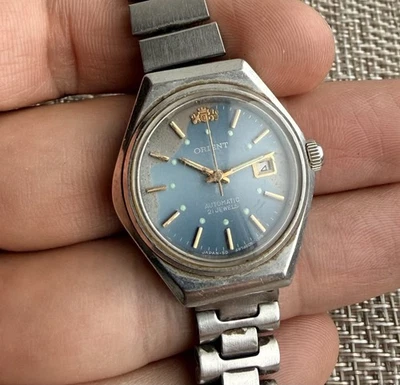 Reloj Orient Cristal AAA Japón Mecánico Automático Raro De Colección Foto 1 de 4