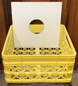 VTG VINYL LP 12" 33 RPM DJ SUPREME STACKABLE HALF RECORD ALBUM STORAGE CRATE - Imagen 1 de 6