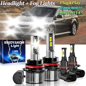 For Subaru Legacy 1998-1999 LED Headlight Hi/Lo Fog Light Bulbs Plug & Play - Picture 1 of 16