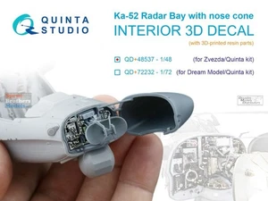 Bahía de radar 1/48 Quinta Studios #48537R Ka-52M con cono de nariz ZVE/QTS - Imagen 1 de 2