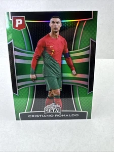 Cristiano Ronaldo 2025 Leaf Metal Pristine Green Refractor 08/10 - Bild 1 von 2