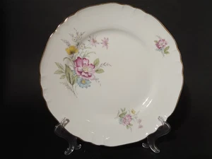 VINTAGE PIATTO PIANO PORCELLANA BIANCA RICHARD GINORI DECORO FLOREALE - Foto 1 di 3