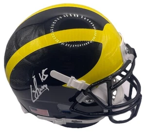 COLSTON LOVELAND SIGNED AUTOGRAPHED MICHIGAN WOLVERINES MINI HELMET PSA/DNA - Picture 1 of 2