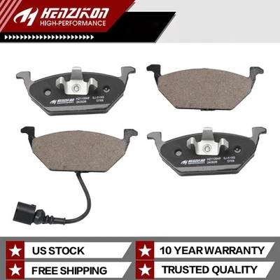 Pastillas de freno delanteras de cerámica para Volkswagen Beetle Golf Jetta Golf City Jetta City. Foto 1 de 4