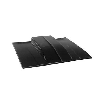 Harwood Hood 4" Cowl-Style Bolt-On Fiberglass Black Gelcoat Chevy Malibu Ea - Imagem 1 de 3