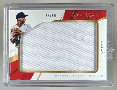 Rafael Devers 2018 Panini Immaculate Collection Jumbo Rookie Patch RC 85/99 - Imagem 1 de 3