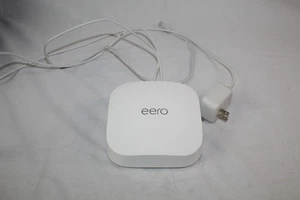 eero Pro 6E Tri-Band Mesh Wi-Fi 6E S010001 White with Cord J32 - Picture 1 of 5