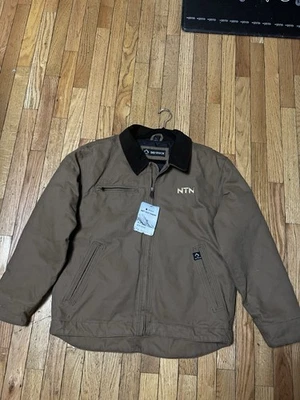 Nuevo con etiquetas. Chaqueta acolchada de lona Dri Duck Boulder para hombre - talla grande L marrón #5087 Foto 1 de 4