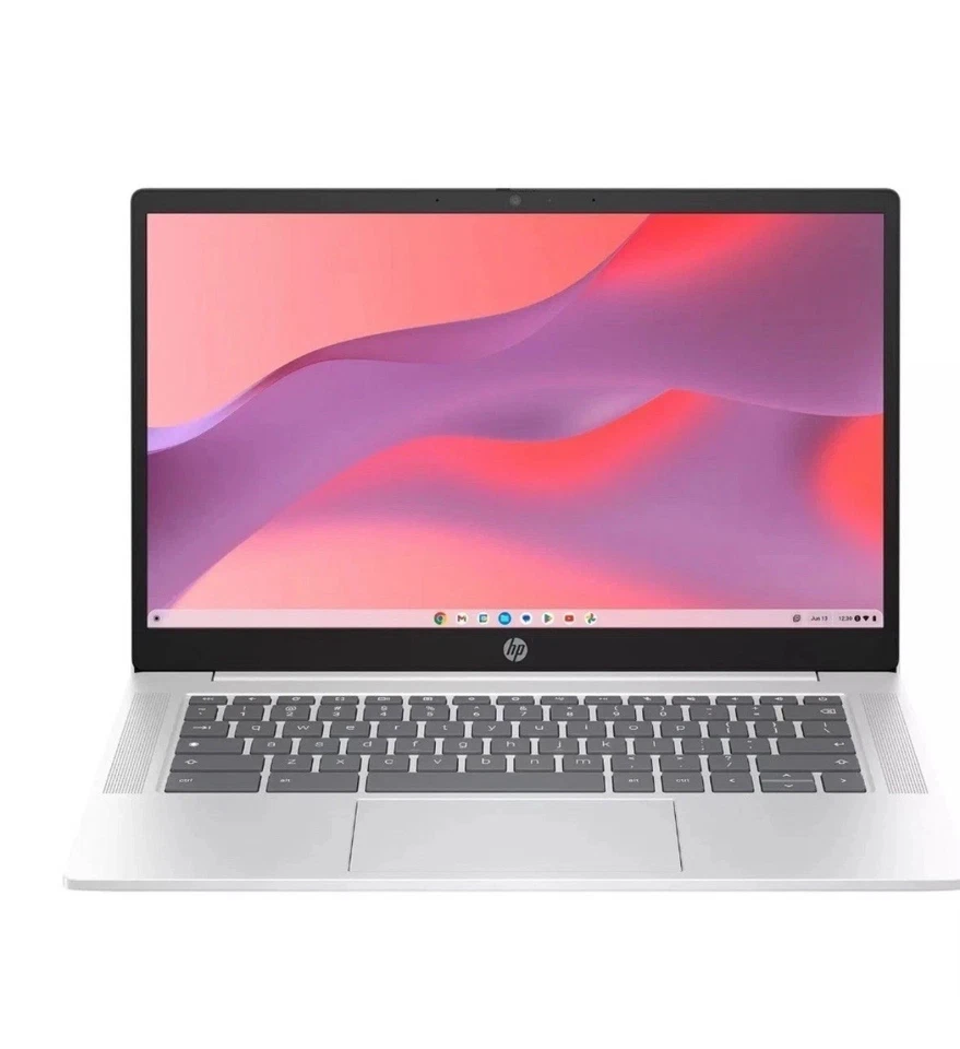 New HP Chromebook 14" HD Pentium Quad-Core N200 4GB 128GB UFS Webcam Chrome OS - Image 1 of 1