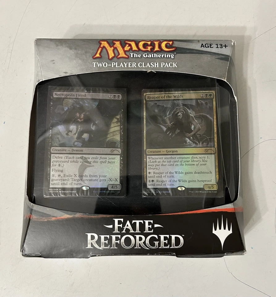 Fate Reforged MTG sealed TWO-PLAYER CLASH PACK 60 Card Deck X 2 - Image 1 of 4
