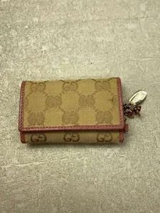 Authentic Gucci Key Case Color beige canvas Multicolor Formal Fashion - Picture 1 of 24