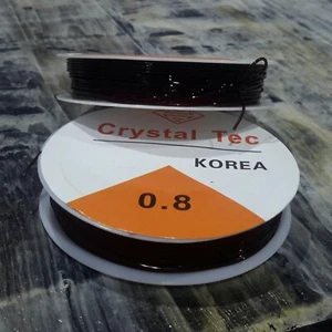Elastic Crystal Thread, 0.8mm, 6mtr, Brown, Free Post OZ Seller - Bild 1 von 1