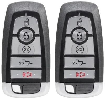 2 Llaveros a distancia sin llave Smart Prox de 5 botones para Select Ford M3N-A2C93142600 Foto 1 de 4