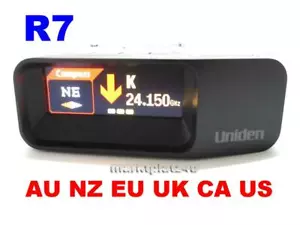 UNIDEN R7 EXTREME MRCD GPS RADAR SPEED DETECTOR INTL SHIP EU CA RU AU NZ UK ASIA - Picture 1 of 11