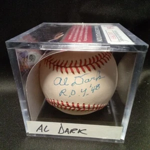 Al Dark Boston Braves Signed "ROY 1948" ONL Baseball JSA -P BB # - Picture 1 of 5