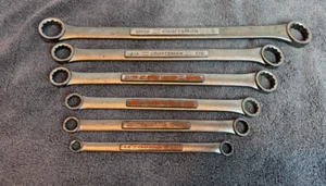 Craftsman SAE Wrench Set 1" 15/16 3/4 7/8 11/16 13/16 7/16 VA Double Box End USA - Picture 1 of 13