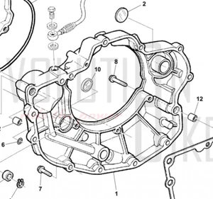 Husqvarna TE TC SMR 250 310 450 510 Kupplungsdeckel Deckel 80B0B0388 Bj. 08-10 - Bild 1 von 1