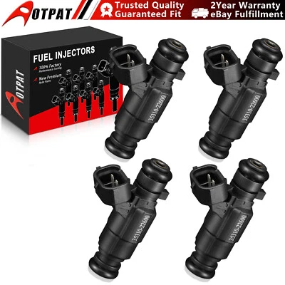 4 piezas Inyectores de combustible 35310-22600 reemplazo para Hyundai Accent 1.5L 1.6L 2001-2004 Foto 1 de 4