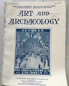 Art & Archaeology Magazine April 1929 - Bild 1 von 3