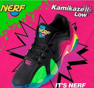 Reebok Kamikaze II Low NERF NERFOOP GV7743 Men's Basketball Shoes Size 10