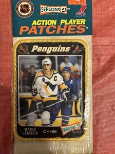 1992 - 1993 MARIO LEMIEUX PATCH NHL HOCKEY MEMORABILIA ACTION PLAYER - Bild 1 von 2