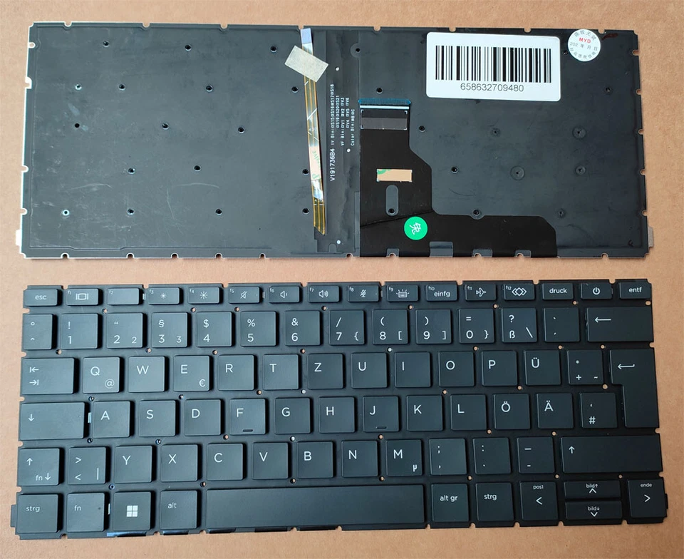 UNTERSCHIEDLICH Teclado HP ProBook 430 G8, 435 G7, 435 G8 Keyboard con interruptor de iluminación
