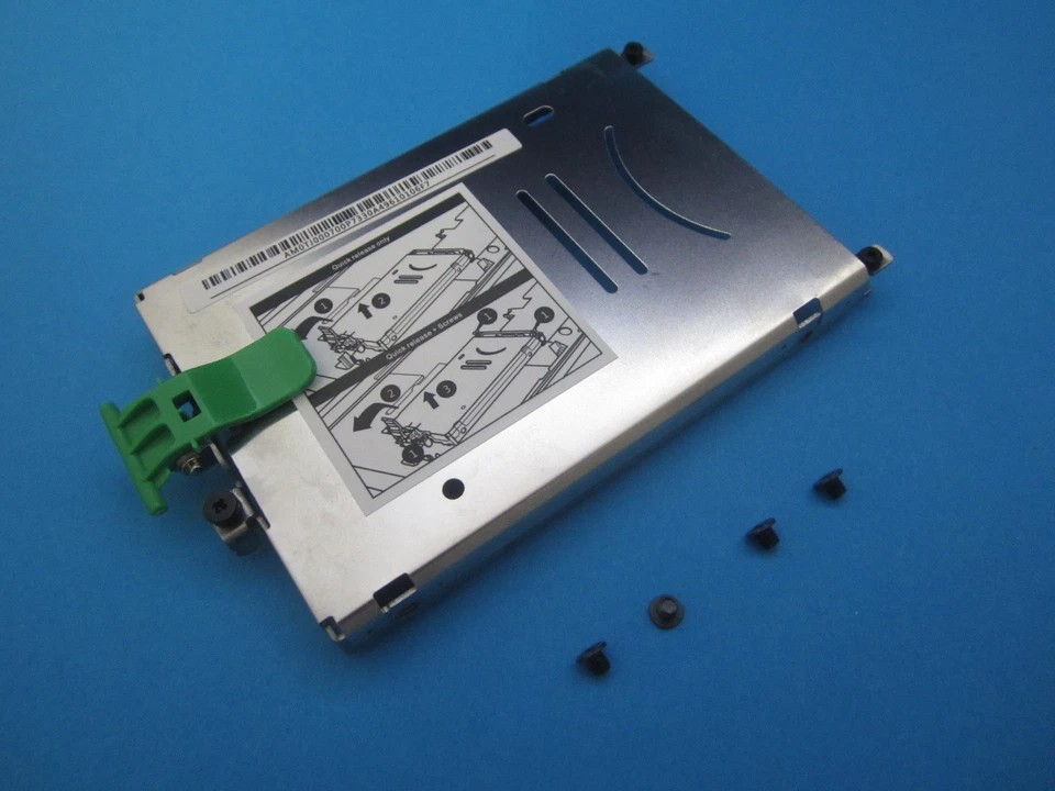 HP ZBOOK 15, ZBOOK 17 G1, G2 HDD Festplattenrahmen Caddy+ 4 Schrauben - Bild 1 von 3