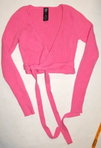 Noli Wickelpullover Strick Ripp Rosa Small - Bild 1 von 5