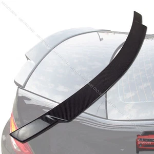 Carbon Fiber Fit For Mercedes Benz C Class W204 Sedan Rear Trunk Spoiler 08-13 - Picture 1 of 1