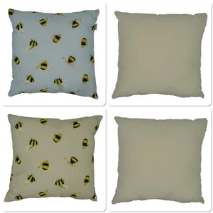 Style Furnishings Bees 100% Cotton Filled Cushion Or Cushion Cover 45 x 45 cm - Picture 1 of 25