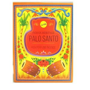 Indian Heritage Palo Santo High Perfume Incense Sticks - 15g, 12 Packs, 1 Box - Picture 1 of 4