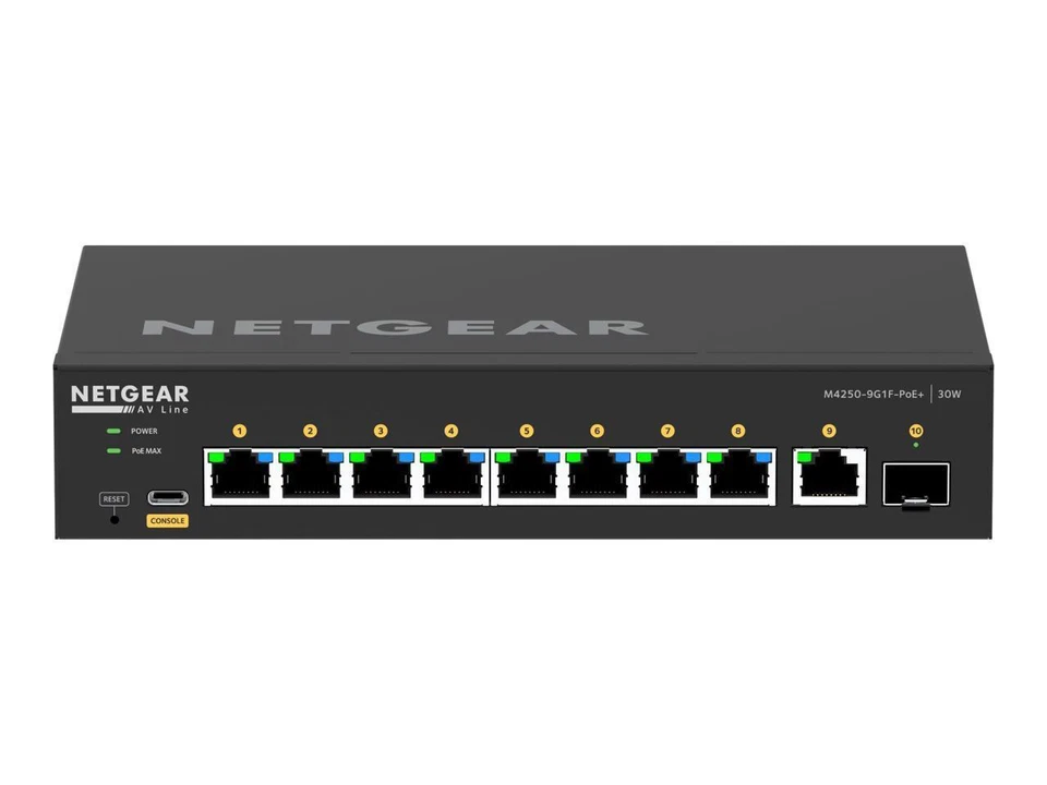 Netgear AV Line M4250 9G1F PoE plus GSM4210PD-100NAS - Image 1 of 4