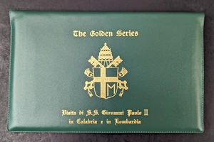 Papst Johannes Paul II., Goldene Serie Reise nach Kalsbrien & Lombardei Hüllen, Postkarten - Bild 1 von 13