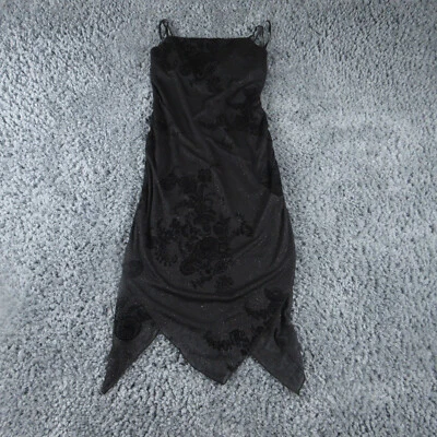 City Triangles Dress Womens Medium Black Sleeveless Asymmetrical Hem Pull On - Image 1 of 4