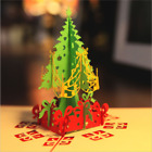 3D Pop Up Christmas Tree Paper Card Xmas Greeting Holiday Lovely Birthday Gifts