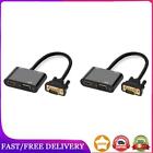 3 in 1 VGA to HDMI-Compatible Adapter+3.5mm Audio Jack+VGA Converter Set AU