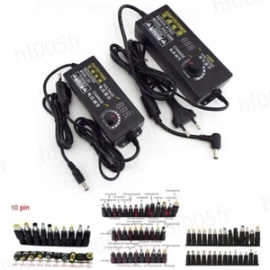 Adjustable Power Supply Adapter AC 220V DC 3V 24V 9V 10V 12V 15v volt wall plug - Picture 1 of 12