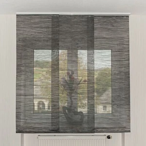 3er Set Schiebegardine Flächenvorhang inklusive Zubehör Sabrina III - Bild 1 von 6