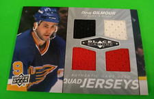 Doug Gilmour 2010-11 Upper Deck Black Diamond Quad Jerseys