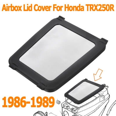 ATV Breathable Airbox Lid Cover For Honda TRX250R FourTrax 250 1986-1989 1987 - Image 1 of 4