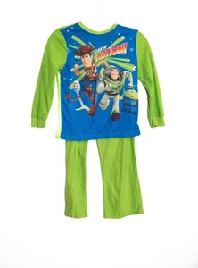Disney Toy Story Boys Pajamas Set Long Sleeve Woody Buzz Size 8T - Picture 1 of 10