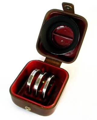 Kodak Germany Filter & Hood Set In Kodak Leather Case - Image 1 of 4