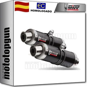 silencioso homologado gp negro mivv por kawasaki z 1000 z1000 sx 2016 16 2017 17 - Imagen 1 de 3