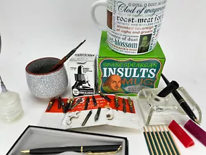 Kalligraphie Schriftzug Zeichnung Tusche Stifte Federn Shakespeare Becher Tinte Speedball - Bild 1 von 11