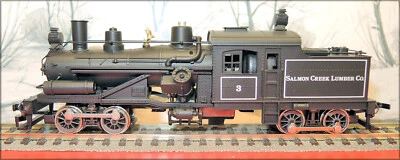 US-Waldbahn-Dampflok "2-Truck Heisler Salmon Creek Lumber", RIVAROSSI 1568, H0 = - Bild 1 von 4