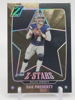 2022 Panini Zenith Dak Prescott Z-Stars Gold Insert ZS-21 Dallas Cowboys - Image 1 of 2