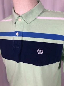Camisa polo a rayas grandes CHAPS by Ralph Lauren para hombre, grande - Imagen 1 de 10