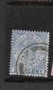 Gibraltar Scott #80 used 2 1/2P Ultra 1912 King George V nice cancel f/vf sound - Picture 1 of 2